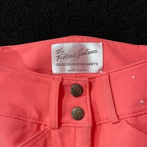 The Tailored Sportsman Kids Bright Coral Riding Breeches